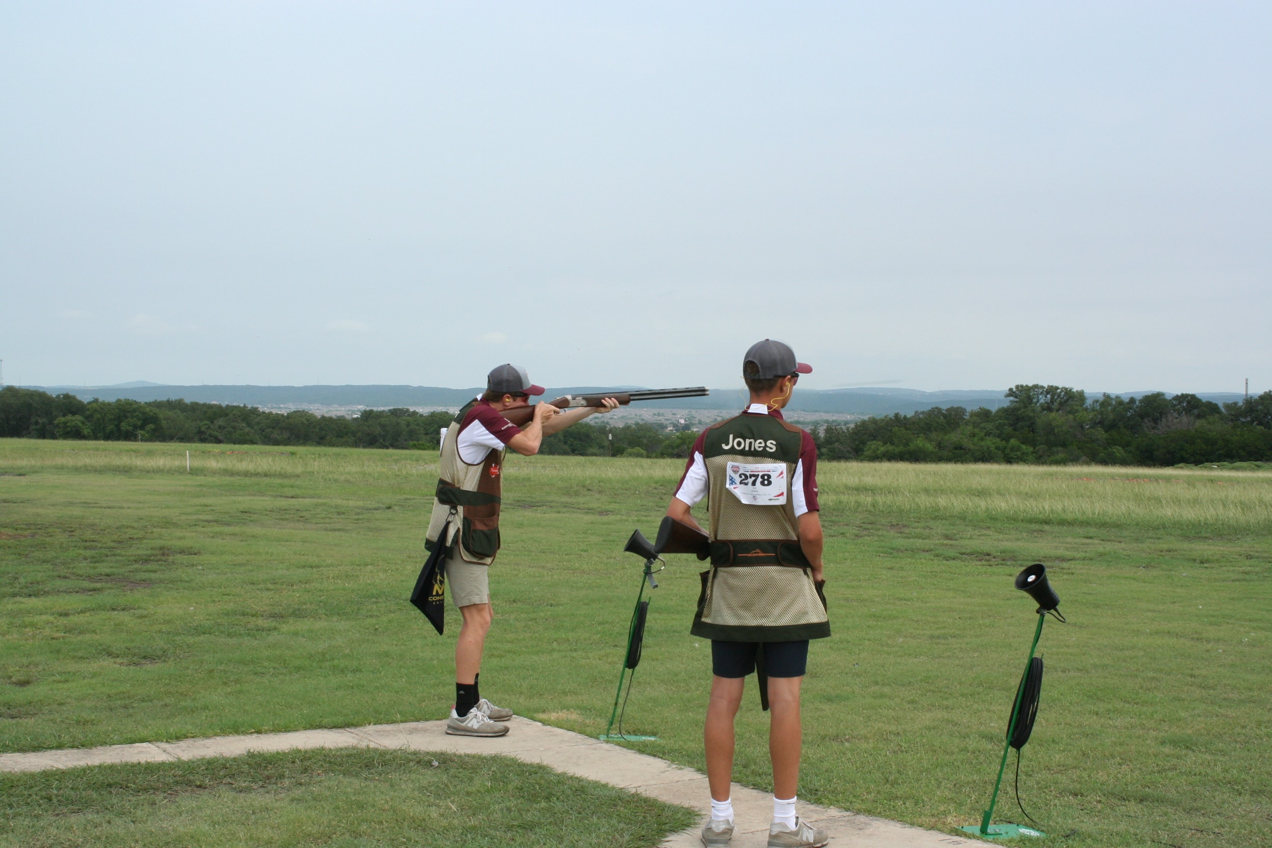 Clay pigeon shooting